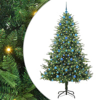 Albero di Natale artificiale preilluminato con set di palline 3395364