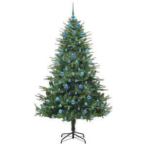 Albero di Natale artificiale preilluminato con set di palline 3395364