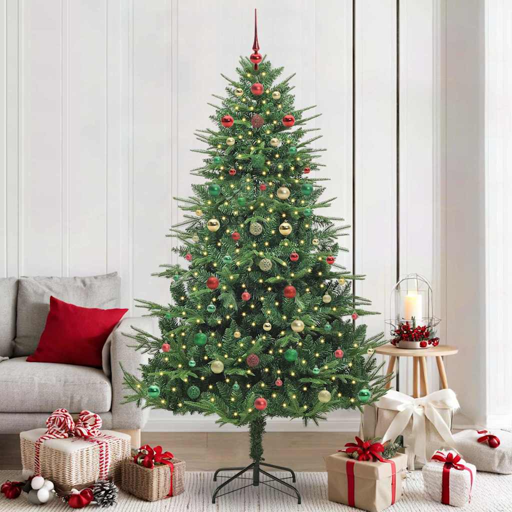 Albero di Natale artificiale preilluminato con set di palline 3395365