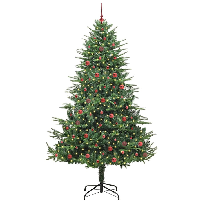 Albero di Natale artificiale preilluminato con set di palline 3395366