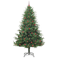 Albero di Natale artificiale preilluminato con set di palline 3395366