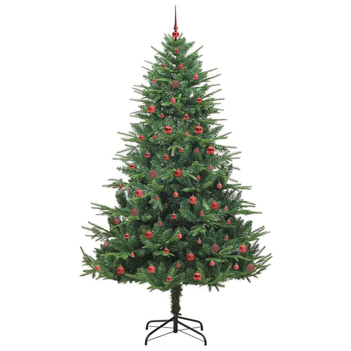 Albero di Natale artificiale preilluminato con set di palline 3395366