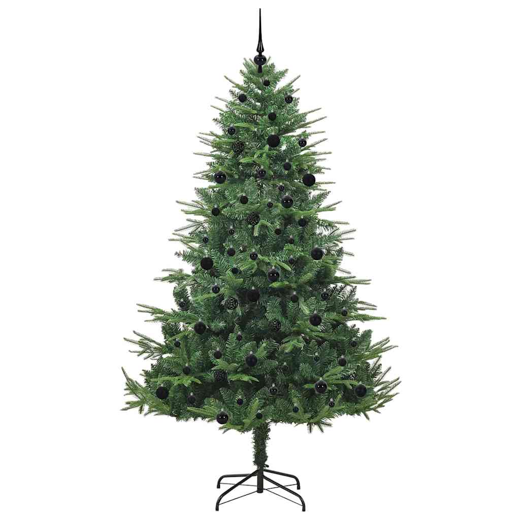 Albero di Natale artificiale preilluminato con set di palline 3395367