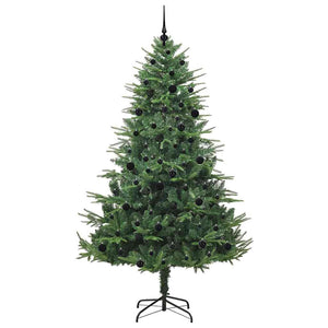 Albero di Natale artificiale preilluminato con set di palline 3395367