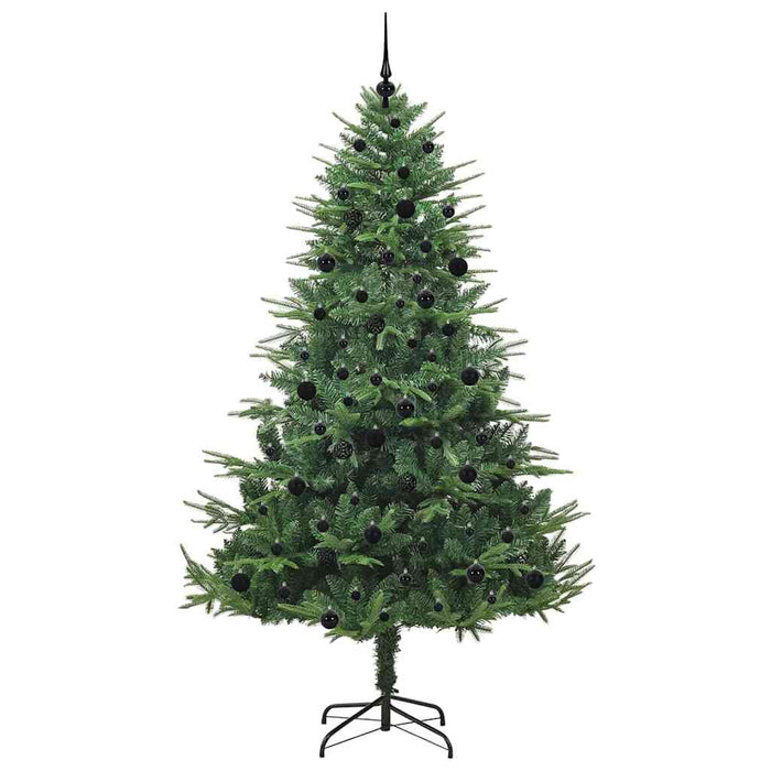 Albero di Natale artificiale preilluminato con set di palline 3395367