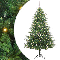 Albero di Natale artificiale preilluminato con set di palline 3395368