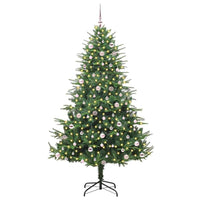 Albero di Natale artificiale preilluminato con set di palline 3395368