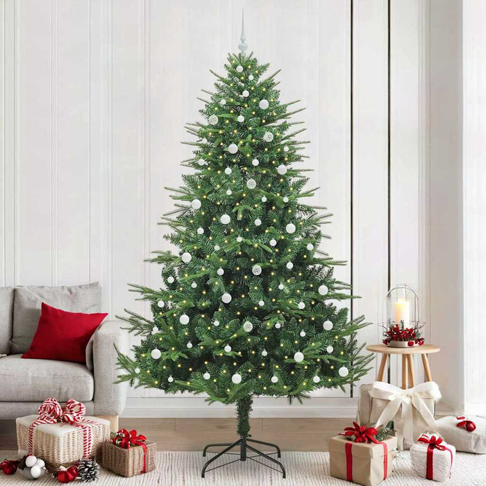 Albero di Natale artificiale preilluminato con set di palline 3395369