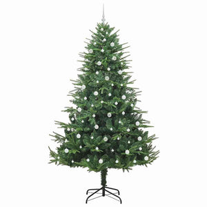Albero di Natale artificiale preilluminato con set di palline 3395369