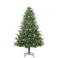 Albero di Natale artificiale preilluminato con set di palline 3395370