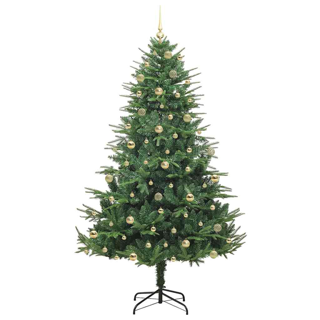 Albero di Natale artificiale preilluminato con set di palline 3395370