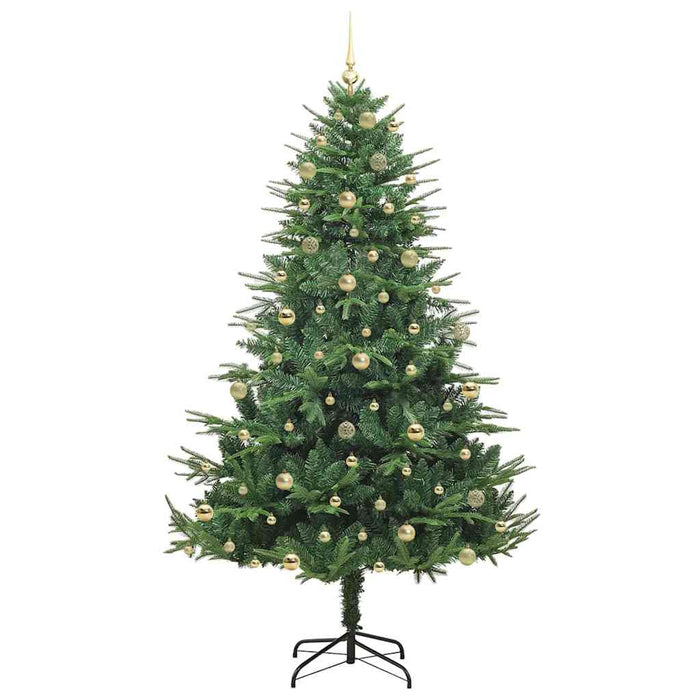 Albero di Natale artificiale preilluminato con set di palline 3395370