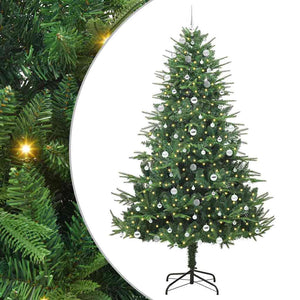 Albero di Natale artificiale preilluminato con set di palline 3395371