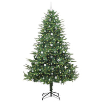 Albero di Natale artificiale preilluminato con set di palline 3395371