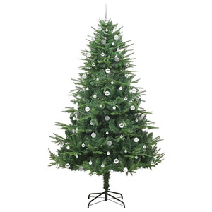Albero di Natale artificiale preilluminato con set di palline 3395371