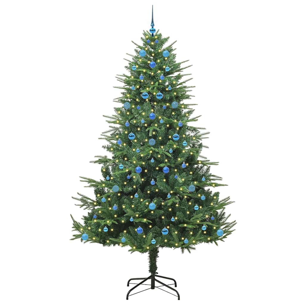 Albero di Natale artificiale preilluminato con set di palline 3395373