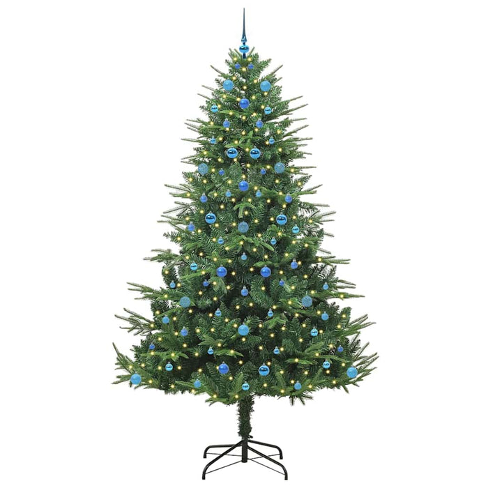 Albero di Natale artificiale preilluminato con set di palline 3395373