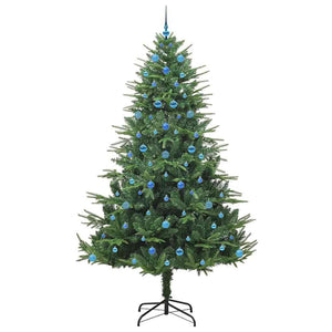 Albero di Natale artificiale preilluminato con set di palline 3395373
