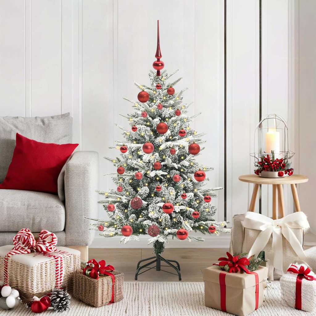 Albero di Natale artificiale preilluminato con set di palline 3395375
