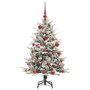 Albero di Natale artificiale preilluminato con set di palline 3395375
