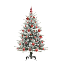 Albero di Natale artificiale preilluminato con set di palline 3395375