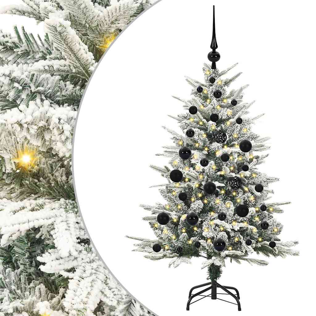 Albero di Natale artificiale preilluminato con set di palline 3395376