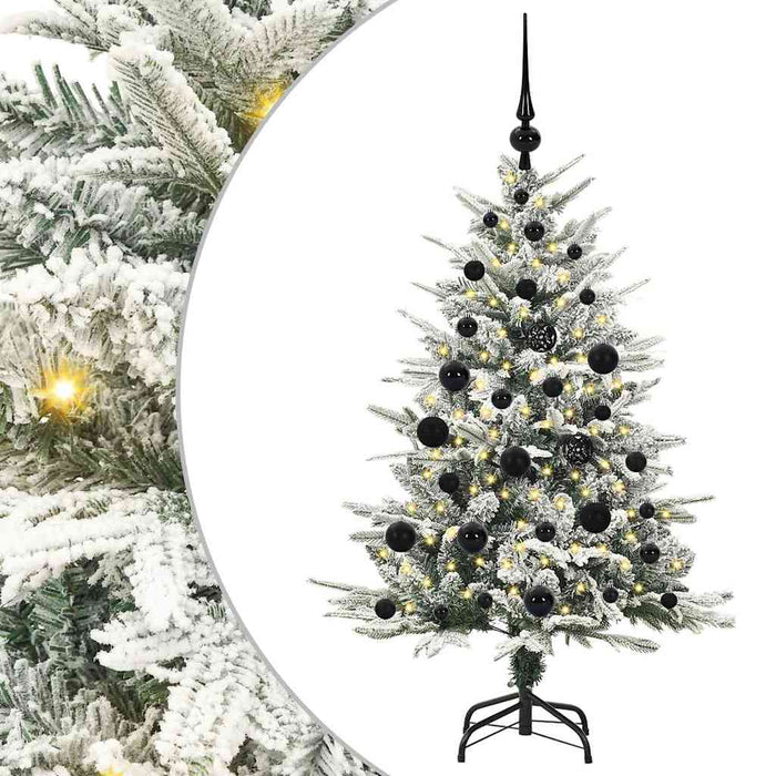 Albero di Natale artificiale preilluminato con set di palline 3395376