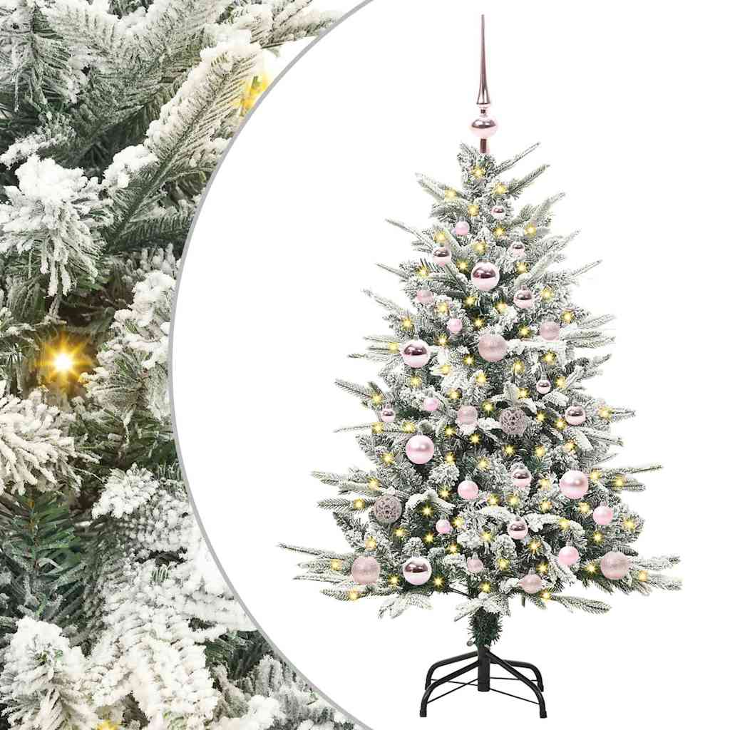 Albero di Natale artificiale preilluminato con set di palline 3395377