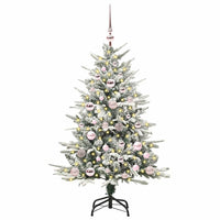 Albero di Natale artificiale preilluminato con set di palline 3395377