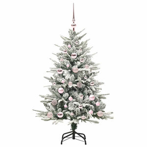 Albero di Natale artificiale preilluminato con set di palline 3395377