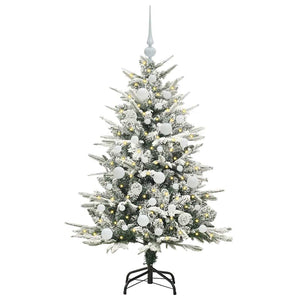 Albero di Natale artificiale preilluminato con set di palline 3395378