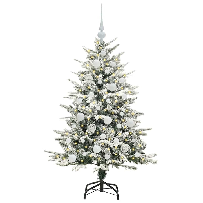 Albero di Natale artificiale preilluminato con set di palline 3395378