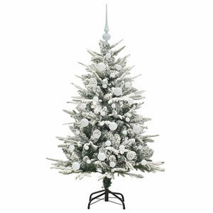Albero di Natale artificiale preilluminato con set di palline 3395378