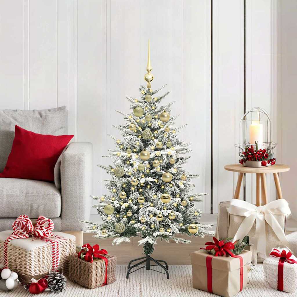 Albero di Natale artificiale preilluminato con set di palline 3395379