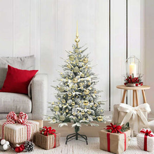 Albero di Natale artificiale preilluminato con set di palline 3395379