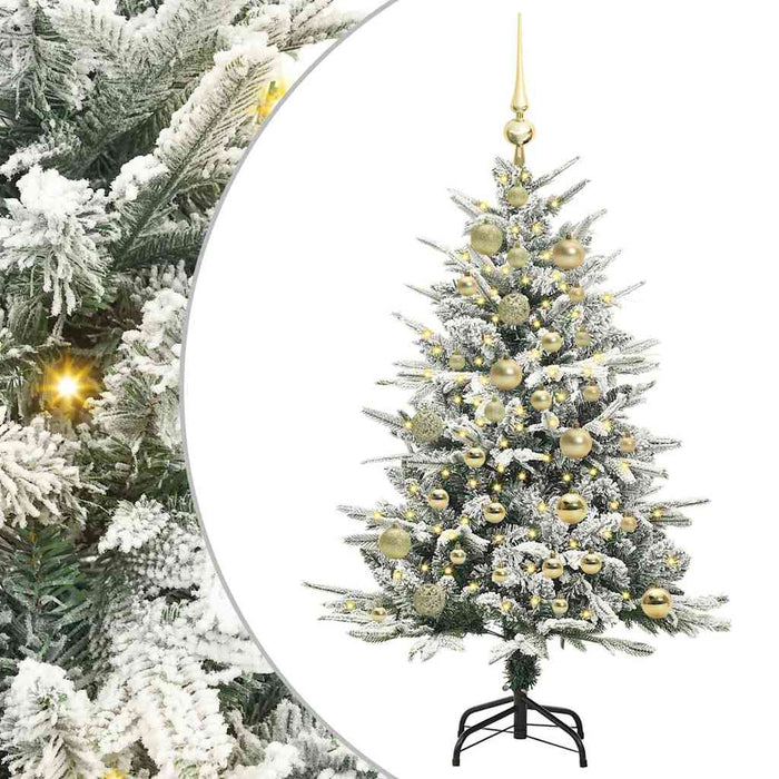Albero di Natale artificiale preilluminato con set di palline 3395379
