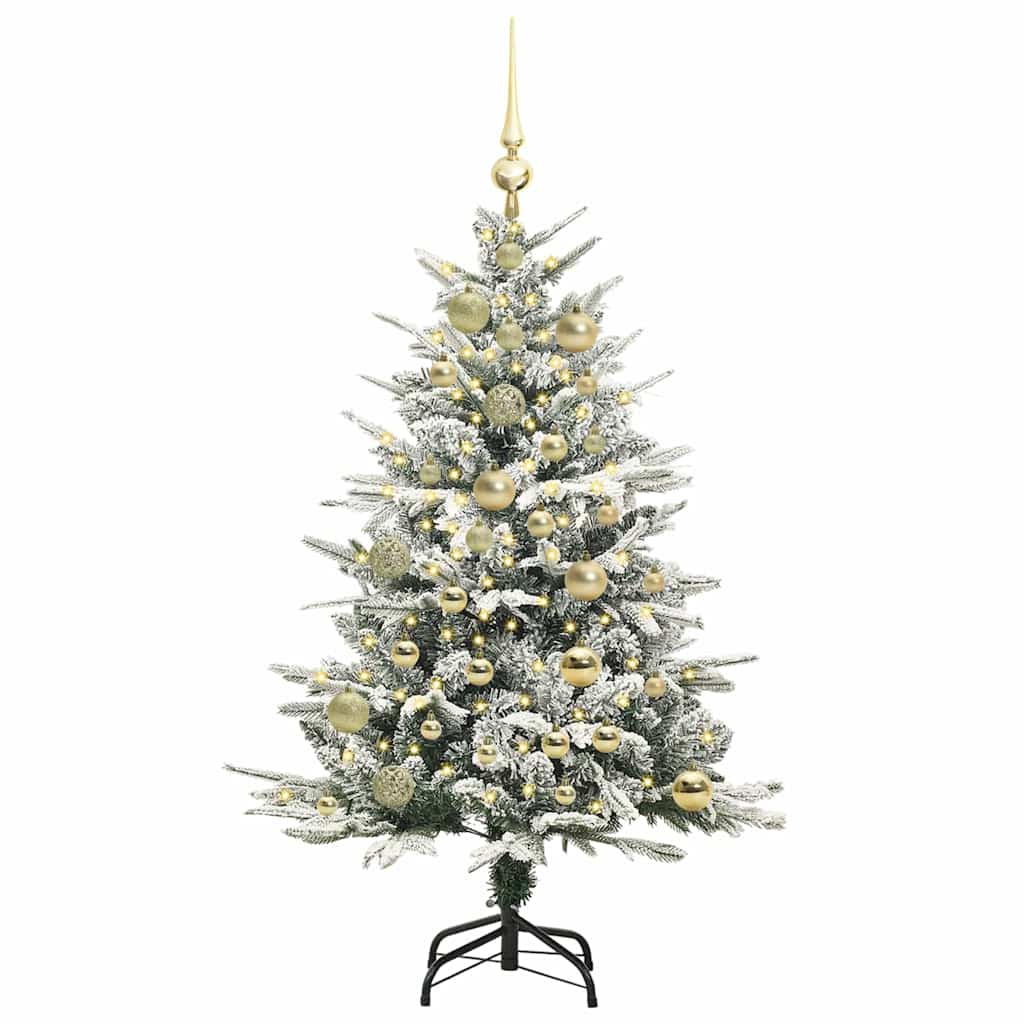 Albero di Natale artificiale preilluminato con set di palline 3395379