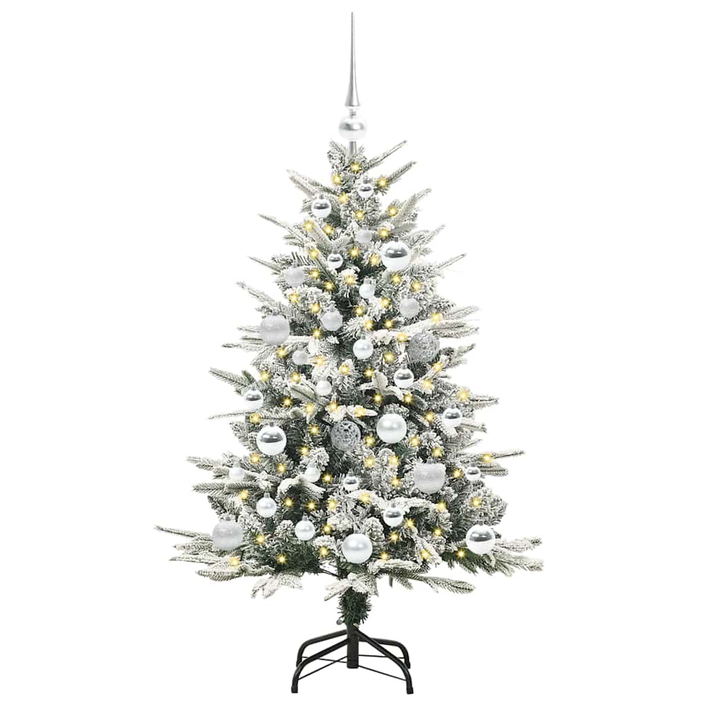 Albero di Natale artificiale preilluminato con set di palline 3395380