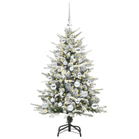Albero di Natale artificiale preilluminato con set di palline 3395380