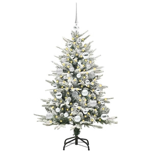 Albero di Natale artificiale preilluminato con set di palline 3395380