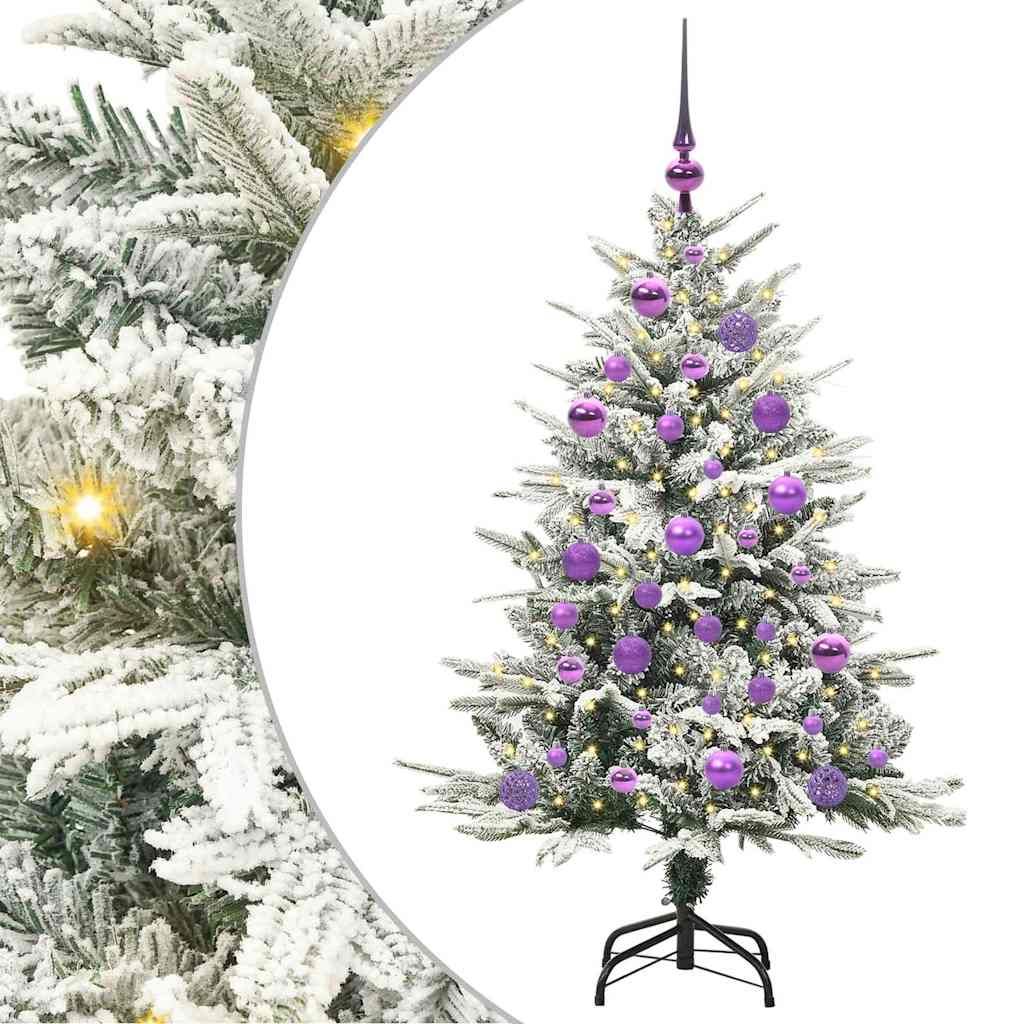 Albero di Natale artificiale preilluminato con set di palline 3395381