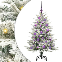 Albero di Natale artificiale preilluminato con set di palline 3395381