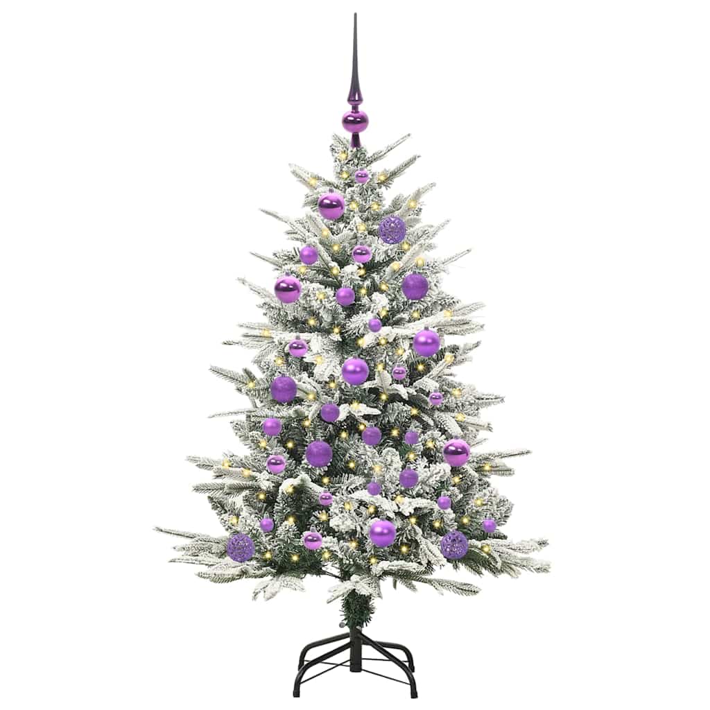 Albero di Natale artificiale preilluminato con set di palline 3395381