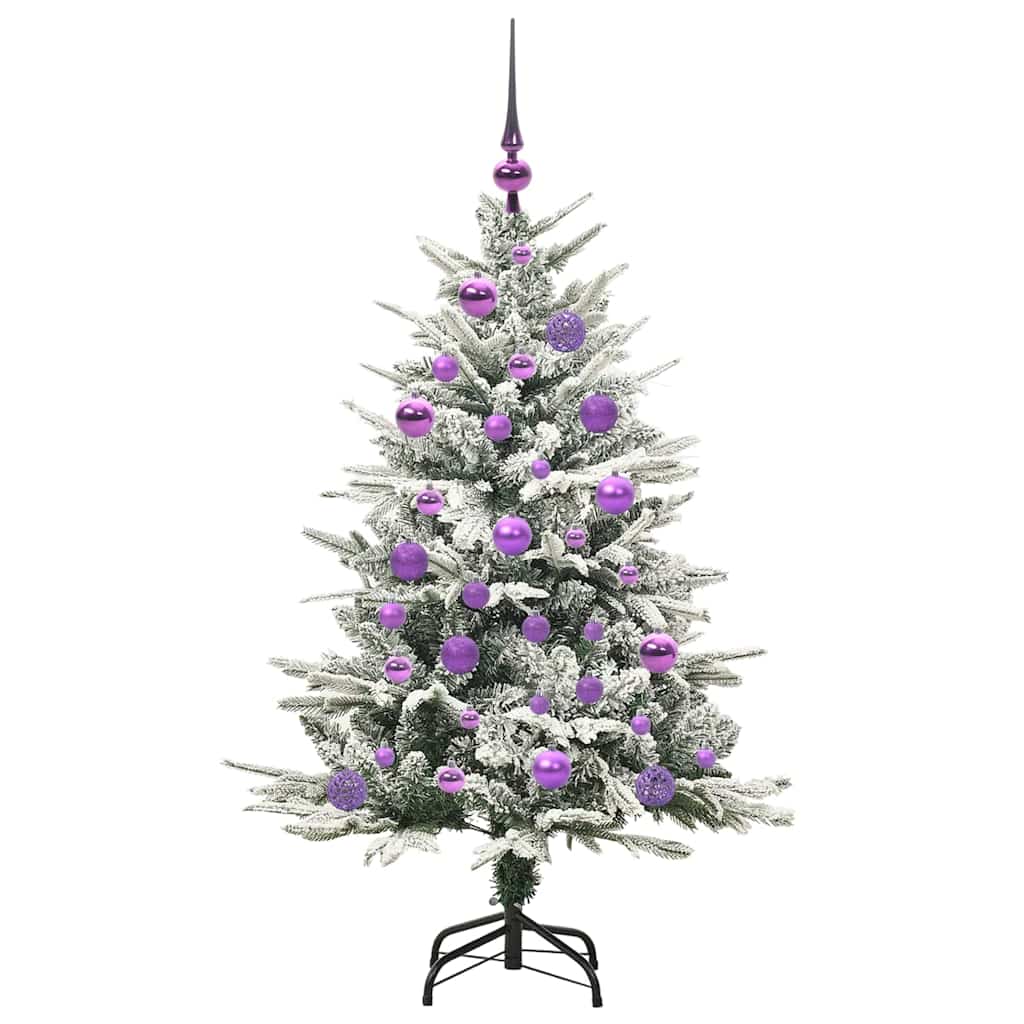 Albero di Natale artificiale preilluminato con set di palline 3395381
