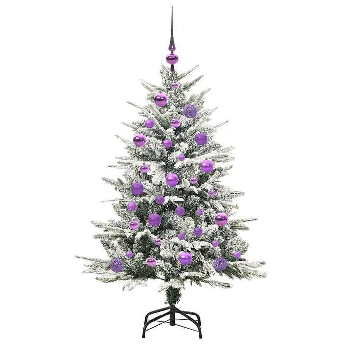 Albero di Natale artificiale preilluminato con set di palline 3395381