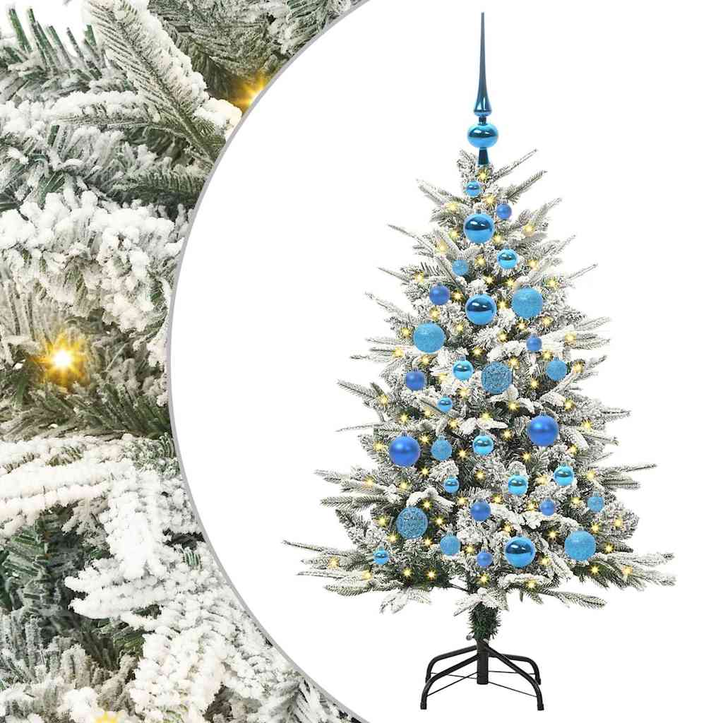 Albero di Natale artificiale preilluminato con set di palline 3395382