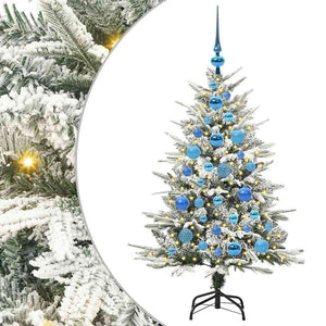 Albero di Natale artificiale preilluminato con set di palline 3395382