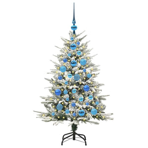 Albero di Natale artificiale preilluminato con set di palline 3395382
