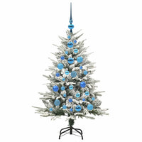 Albero di Natale artificiale preilluminato con set di palline 3395382