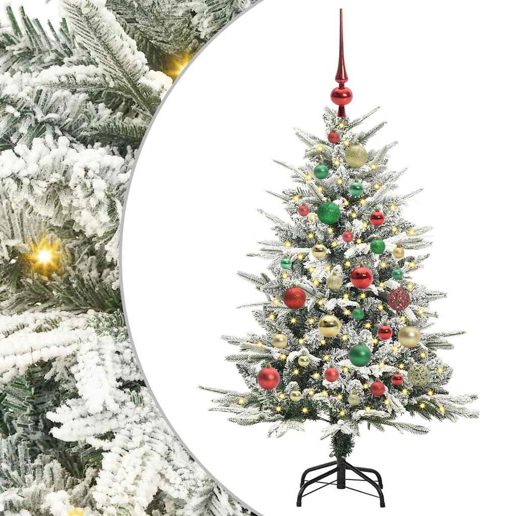 Albero di Natale artificiale preilluminato con set di palline 3395383